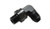 Vibrant Performance 11350 Fitting, Adapter, 90 Degree, 3 AN Male to 1/8 in. NPT Male Swivel, Aluminum, Black Anodized, Each