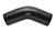 Vibrant Performance 2917 Tubing Elbow, 45 Degree, 5 in. ID, 4 in. Legs, Silicone, Black, Each