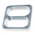 Wehrs Machine WM301TB-1.250-1.450 Restrictor Plate Insert, 1 in. Thick, 1.250 in. / 1.450 in. Width, Tapered, Aluminum, Natural, Wehrs Twin Blade Restrictors, Each