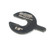 Wehrs Machine WM458-625-125 Bump Stop Packer Shim, 0.125 in. Thick, 5/8 in. Shaft, Plastic, Black, Each