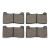 Brake Pads, High Performance, BP-22 Compound, High Friction, Ultra Low Noise / Dust, 0.49 in Thick, 7812, Ceramic, DynaPro / UTV 4 / 6 Calipers, Set of 4