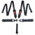 Zamp HARN07S003 Harness, 5 Point, Camlock, Pull Down Adjust, Bolt-In, Individual Harness, HANS Ready, Black, Kit