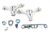 Patriot Exhaust H8205-1 Headers, Tight Tuck, Short, 1.75 in. Primary, 2.5 in. Collector, Gaskets / Hardware / Reducers Included, Steel, Silver Ceramic, Small Block Mopar, Universal, Pair