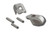 Afco Racing Products 40013 Control Arm Bracket, Bolt-On, Lower, Bushings Included, Steel, Natural, GM A-Body 1968-72, Pair