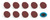 Allstar Performance ALL12104 Sanding Disc, Twist-Lock, 2 in OD, 25000 RPM, 36 Grit, Aluminum Oxide, Set of 10