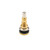 Allstar Performance ALL44164 Valve Stem, Fast-Flow, Bolt On, 5/8 in. Rim Hole, Brass, Natural, Each