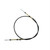B And M Automotive 81605 Shifter Cable, 5 ft Long, 10-32 in. Thread, Steel Cable, Plastic Liner, B&M Shifters, Each