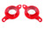 BMR Suspension CSS730R Spring Seat, Upper, Rear, Steel, Red Powder Coat, Ford Mustang 1979-2004, Pair