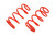 BMR Suspension SP018R Suspension Spring Kit, 2 in. Lowering, Rear, Steel, Red Powder Coat, GM A-Body 1964-66, Pair
