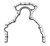 Brian Tooley Racing BTR39249I Rear Cover Gasket, Budget Friendly, Rubber/Aluminum, GM LS-Series, Each