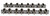 Brian Tooley Racing BTRSRKR1KIT Rocker Arm, Unassembled, Shaft Mount, 1.70 Ratio, Full Roller, Steel, GM LS-Series, Kit