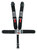 Crow Safety Gear 11064-2 Harness, 5 Point, Latch and Link, SFI 16.1, 55 in. Length, Pull Down Adjust, Bolt-In/Wrap Around, Individual Harness, Black, Kit