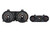 Dakota Digital RTX-67C-CAC-X Gauge Kit, RTX, Electric, Analog, Fuel Level/Oil Pressure/Speedometer/Tachometer/Voltmeter/Water Temperature, Black Face, GM F-Body 1967, Kit
