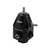 Deatschwerks 6-0550-FRB Fuel Pressure Regulator, 3 to 10 PSI, In-Line, 6 AN Female O-Ring Inlets/Outlet/Return, 1/8 in. NPT Port, Aluminum, Black Anodized, Each