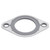 Edelbrock 7260 Water Neck Gasket, Aluminum/Rubber, Chevy V8, Each
