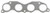 Fel-Pro MS 96474 Exhaust Header/Manifold Gasket, 1.977 x 1.796 in. Oval Port, Steel Core Laminate, Honda 4-Cylinder, Each