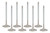 Ferrea F6074-8 Intake Valve, 6000 Series, 36 mm Head, 5.47 mm Valve Stem, 109.3 mm Long, Stainless, Honda K-Series, Set of 8