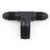 Fragola 482508-BL Fitting, Adapter Tee, 8 AN Male x 8 AN Male x 3/8 in. NPT Male, Aluminum, Black Anodized, Each