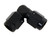 Fragola 496303-BL Fitting, Adapter, 90 Degree, 3 AN Female Swivel to 3 AN Female Swivel, Aluminum, Black Anodized, Each