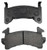 Gorsuch Performance Solutions PB-04075 Brake Pads, 3 Compound, Medium High Friction, 17 mm Thick, GM Metric Calipers, Set of 4