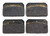 Hawk Brake HB583F.480 Brake Pads, HPS Compound, 12 mm Thick, Aerospace Dynalite, Set of 4
