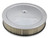 Holley 120-530 Air Cleaner Assembly, Sniper, 14 in. Round, 3 in. Element, 5-1/8 in. Carb Flange, Dropped Base, Paper Filter, Steel, Chrome, Each