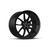 Holley CS5-911550-B Wheel, CS5, 19 x 11 in, 7.930 in. Backspace, 5 x 4.50 in. Bolt Pattern, Aluminum, Gloss Black Powder Coat, Each