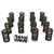Howards Racing Components 98438 Valve Spring, Performance, Dual Spring, 425 lb/in Spring Rate, 0.950 in. Coil Bind, 1.465 in. OD, Steel, Set of 16
