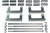 ICT Billet 551579 Ignition Coil Bracket, Coil Pack Style, Coil Mount Hardware Included, Aluminum, Natural, GM LS-Series