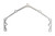 ICT Billet 551820-125 Bellhousing Plate, 1/8 in. Thick, Aluminum, Natural, Powerglide Transmissions, Chevy V8, Each