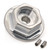 Jones Racing Products EC-6111-WC-Nx1/2 Mandrel End Cap, 1/2 in. ID, Dual Dowel Pin, Aluminum, Clear Anodized, Each