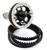 Jones Racing Products OP-6103-PP Oil Pump Primer, Belt Drive, HTD Style Belt, Aluminum, Clear Anodized, Dry Sump Oil Systems, Kit