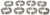 Mahle Original/Clevite CB831P10(8) Connecting Rod Bearing, P-Series, 0.010 in. Undersize, Small Block Ford, Set of 8