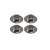 Melling 475284 Valve Spring Retainer, 7 Degree, 1.030 in. OD, 0.400 in. ID, Titanium, Natural, Set of 4