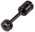 Melling MOGP-100HP Oil Galley Plug, O-Ring, Press-In, Aluminum, Black Anodized, GM LS-Series, Each
