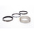 JE Pistons J100F8-4000-5 Piston Ring Set, 8 Cyl. 4.000 in. Bore, 1/16 x 1/16 x 3/16, File Fit