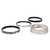 JE Pistons J100H8-4610-5 Piston Ring Set, 8 Cyl. 4.610 in. Bore, 1/16 x 1/16 x 3/16, File Fit