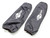 Outerwears 30-2616-01 Shock Cover, Shockwears, 16 in. Long, 5.000 in. OD, Elastic Ends, Hook and Loop Closure, Polyester, Black, Pair