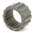 Peterson Fluid 06-0214 Crankshaft Pulley, Gilmer, 14 Tooth, 1.02 in. Wide, 8 mm Pitch, 1.25 in. Mandrel, Spline Drive, Aluminum, Gray Anodized, Universal, Each