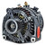 Powermaster 58550-16.8CCW Alternator, Denso, 250 amp, 14V, 6-Rib Serpentine, Aluminum Case, Black Paint, GM, Each