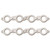 Remflex Exhaust Gaskets 2072 Exhaust Header/Manifold Gasket, 1.780 in. Round Port, Graphite, GM LS-Series, Pair