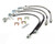 Russell 692200 Brake Hose Kit, Street Legal, DOT Approved, Braided Stainless, Chevy Corvette Z06 2006-09, Kit