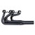 Schoenfeld 1035LVAP Headers, Full, 1.875 to 2 in. Primary, 3.5 in. Collector, Gaskets Included, Steel, Black Paint, Small Block Chevy, Pair