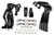 Schoenfeld 179VCM2-1-3 Headers, 180 Degree Crossover, Full, 1.625 to 1.75 in. Primary, 3 in. Collector, Gaskets/Hardware Included, Steel, Black Paint, Small Block Chevy, Pair