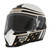 Simpson Safety SPBAM22X Helmet, Speed Bandit, Full Face, DOT, Americana Gold Graphics, White, 2X-Large, Each