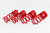 Swift Springs 4N908 Suspension Spring Kit, Sport, Lowering, Front/Rear, Steel, Red Powder Coat, Infiniti G35/G37 2007-15, Kit