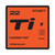 Ti22 Performance TIP0053 Logo Sticker, Ti22 Element Logo, 3 x 3 in, Orange, Each