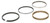 Total Seal CS4343 285 Piston Rings, Classic Steel Advanced Profiling, 4.535 in. Bore, File Fit, 0.043 in. x 0.043 in. x 3.0 mm Thick, Standard Tension, Steel, Chromium Nitride, 8-Cylinder, Kit