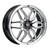 Weld Racing S10929589P25 Wheel, Laguna 6 Street, 22 x 9.5 in, 6.230 in. Backspace, 6 x 135 mm Bolt Pattern, Aluminum, Black Paint/Machined Center, Machined Lip, Each