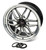 Weld Racing S15300084P38 Wheel, Laguna 6 Drag, 20 x 10 in, 7.000 in. Backspace, 6 x 5.50 in. Bolt Pattern, Aluminum, Black Paint/Machined Center, Machined Lip, Each
